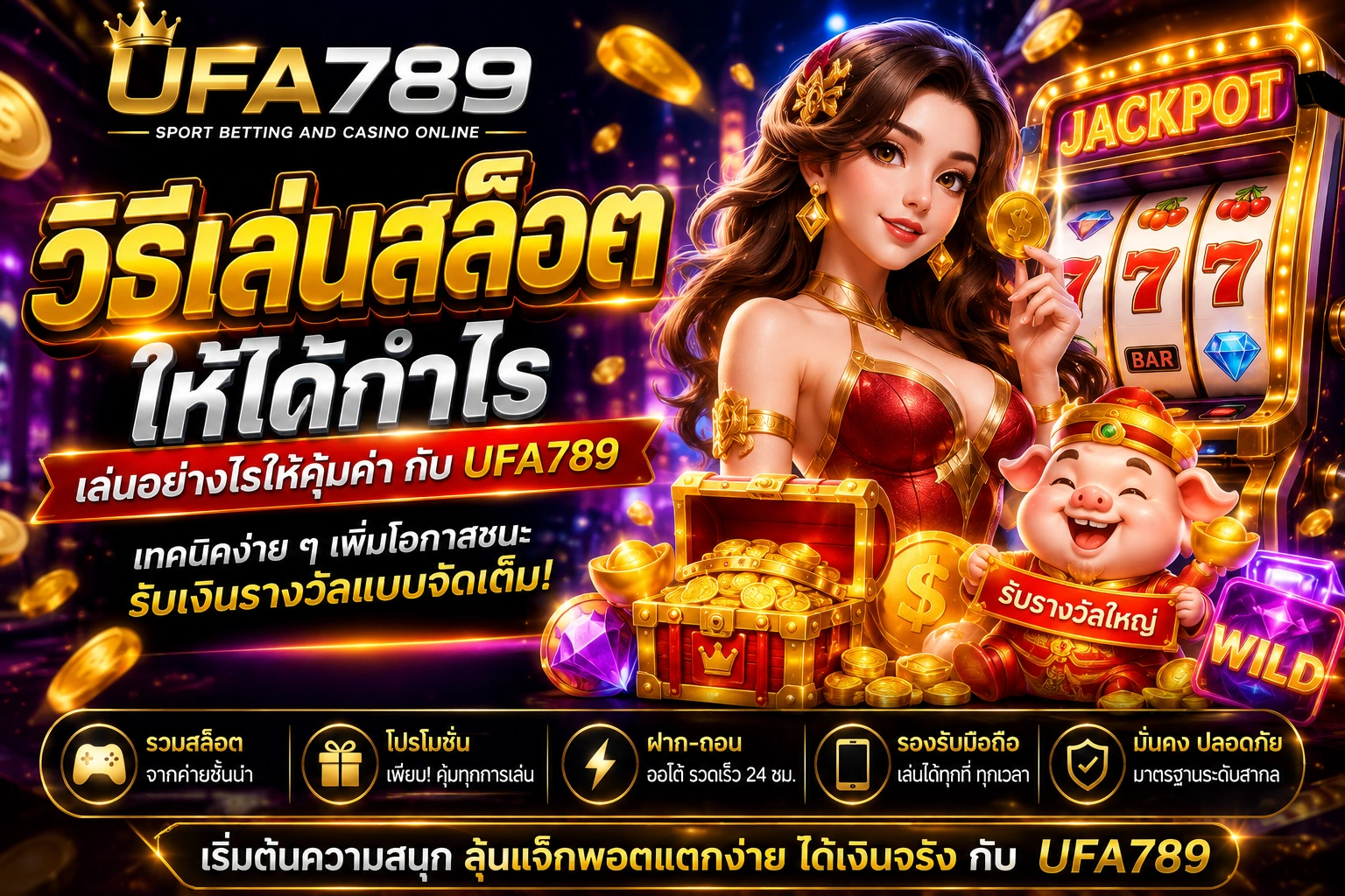 วิธีเล่นสล็อตให้ได้กำไร เล่นอย่างไรให้คุ้มค่ากับ UFA789
